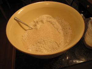 Adding sourdough starter Adding sourdough starter