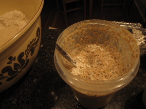 Feeding the starter after use Feeding the starter